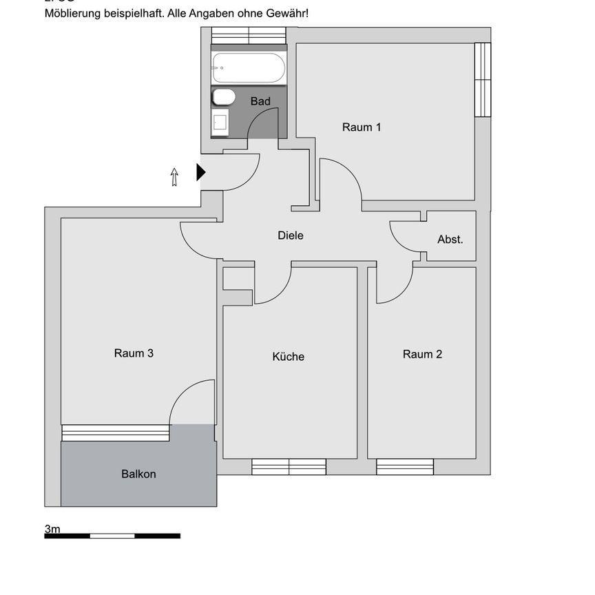 frisch modernisierte 3-Zimmer-Wohnung in Koblenz Horchheimer Höhe - Photo 2