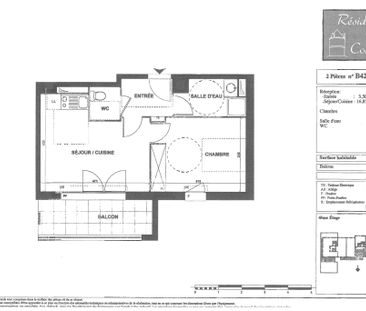 Appartement 2 pièces - Photo 1