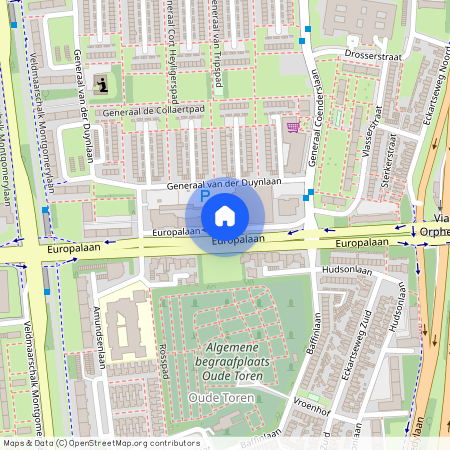 Generalenbuurt, 5623 LJ, Europalaan, Eindhoven