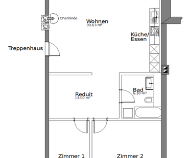 Zentral gelegene 3.5-Zimmer-Wohnung in Biel - Photo 1