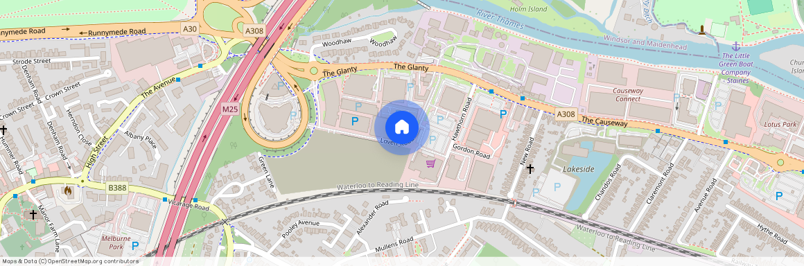 1 Lakeside Close The Causeway TW18, Staines, TW18