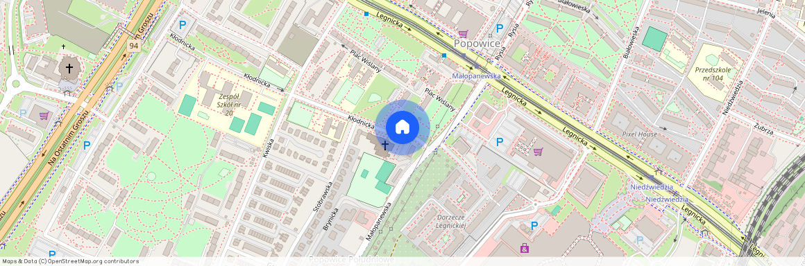 ul. Małopanewska, Popowice Południowe, Fabryczna, Wrocław, dolnośląskie