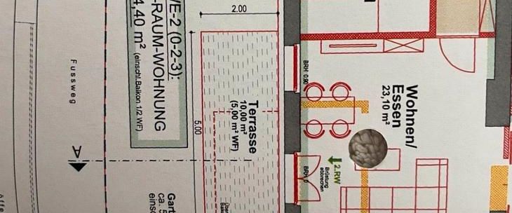 Moderne 4-Raum-Wohnung mit Terrasse zu vermieten - Foto 1