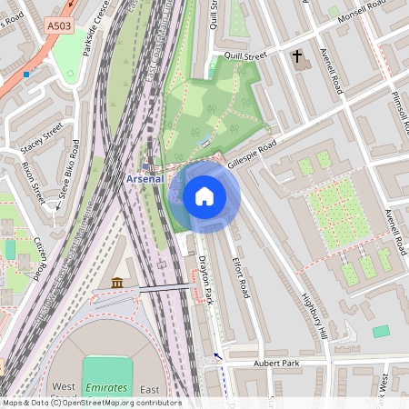 Drayton Park, Highbury, London