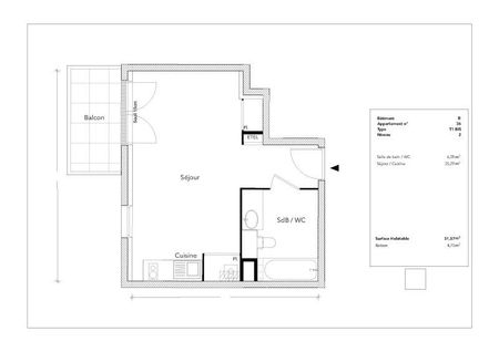 Location Appartement 1 pièce 31m² MONTEREAU FAULT YONNE 77130 - Photo 5