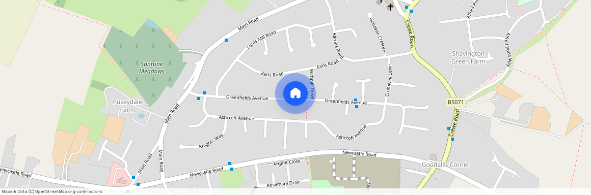 Greenfields Avenue, Shavington