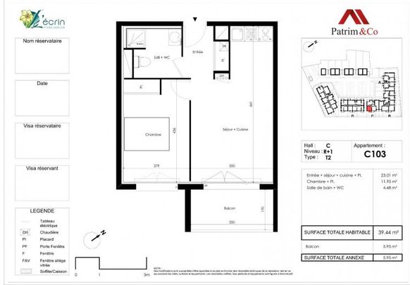 Appartement type 2 Saint Orens De Gameville - Photo 1