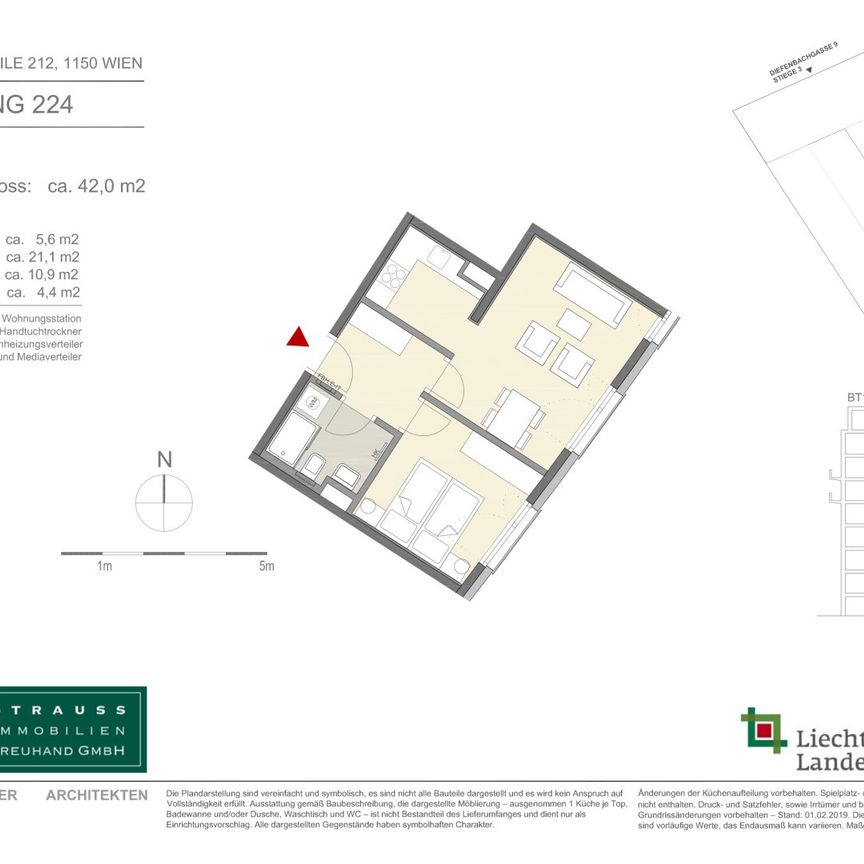 Wohnungstraum in ausgezeichneter Lage und optimaler Verkehrsanbindung - Photo 1