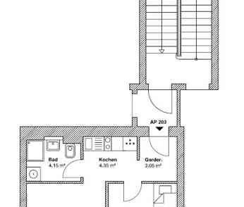 Die gefällt mir: günstige 1-Zimmer-Single-Wohnung - Photo 1
