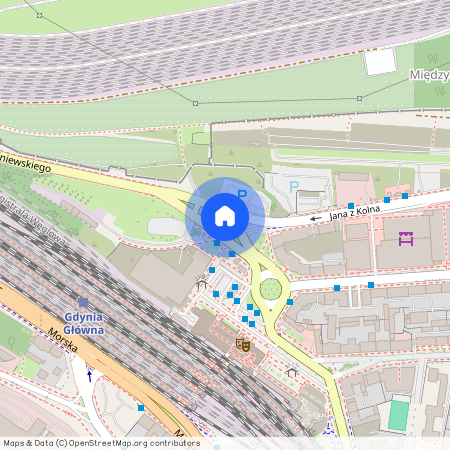 ul. Jana z Kolna, Śródmieście, Gdynia, pomorskie