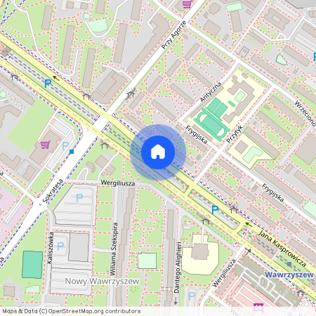 ul. Jana Kasprowicza, Wrzeciono, Bielany, Warszawa, mazowieckie