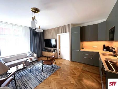 Luxusní vybavený byt 3+kk k pronájmu Křížkovského Praha 3 přelom Vinohrad - Fotografie 4