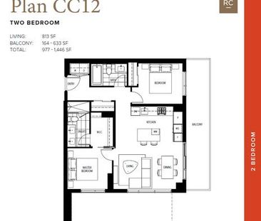 BRAND NEW，luxury apartment at Richmond Centre, 2Beds+2Baths+1Parking - Photo 4