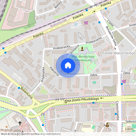 ul. Armatnia, Centrum, Białystok, podlaskie