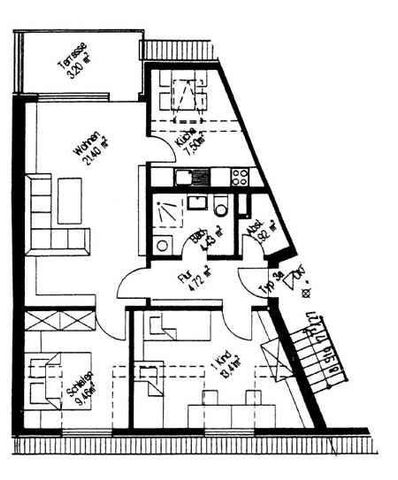 Helle 3-Zimmer-Dachgeschosswohnung - Foto 5