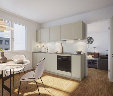 2.5 Zimmer, 48 m², 1. Stock - Foto 3