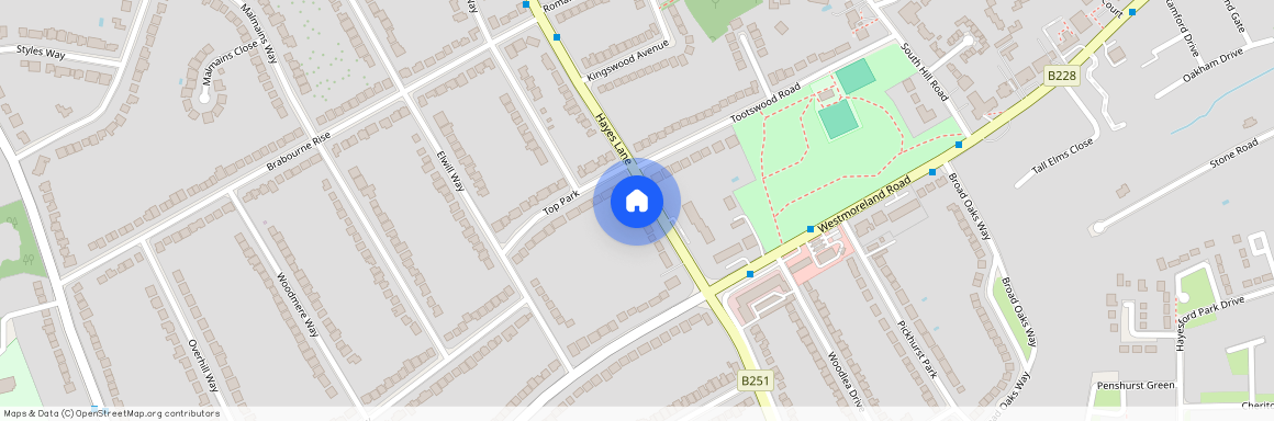 Hayes Lane, Beckenham, Kent, BR3