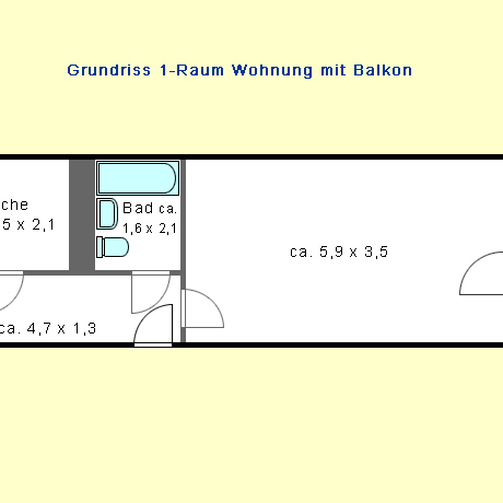 Klein und fein – Singlewohnung mit Einbauküche zum Verlieben! - Foto 1