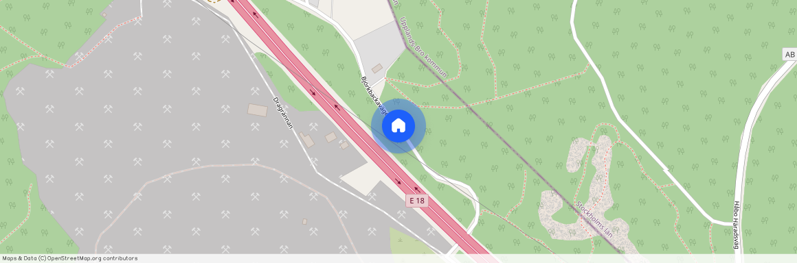 Björkbackavägen, Bålsta