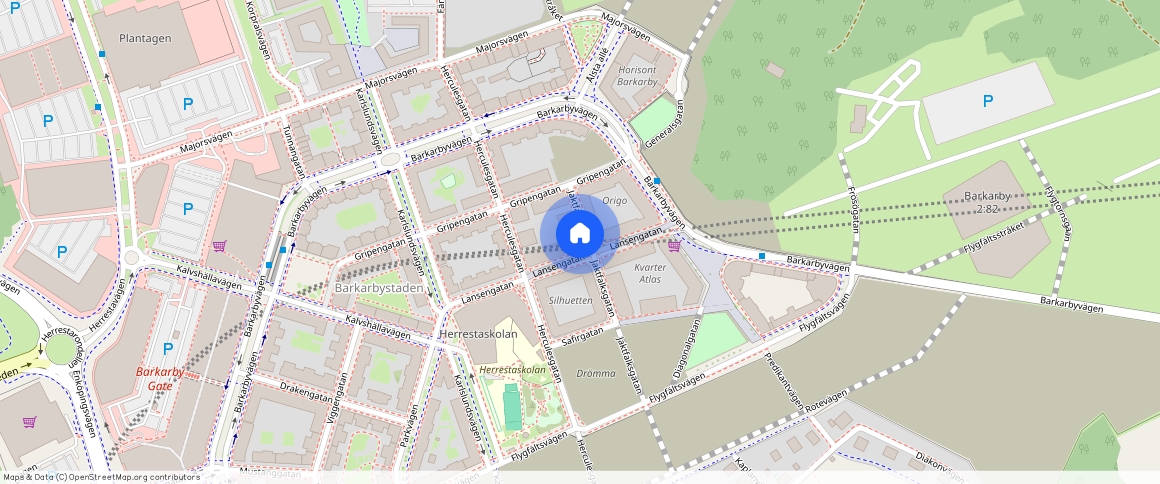 Jaktfalksgatan **, Barkarbystaden