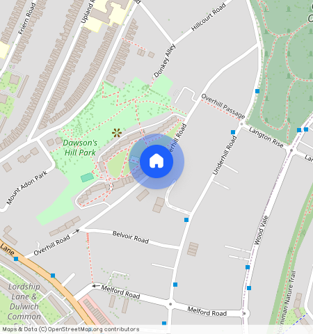 Overhill Road, London, SE22