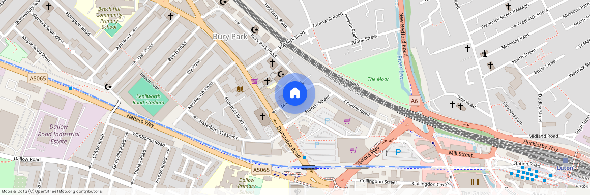 Moor Street, Luton, Bedfordshire, LU1