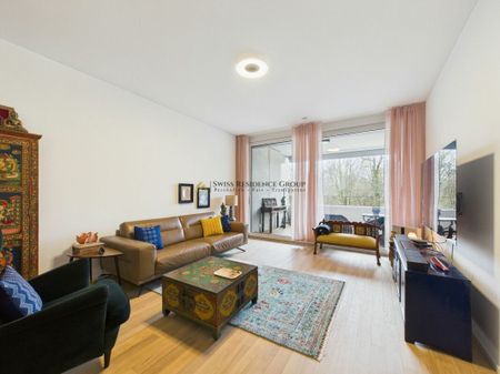 Luminous 3.5-room dream apartment with balcony in Cham - Photo 2