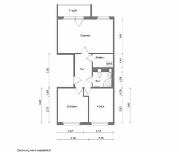 2-Raum-Umbauwohnung mit Abstellraum! - Foto 1