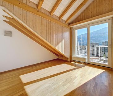 Sion, superbe attique de 5.5 pièces avec terrasses et cheminée (de ... - Photo 1