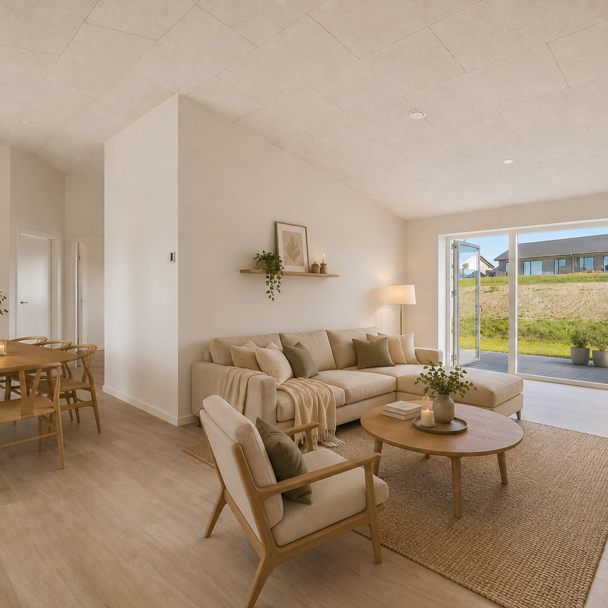 Moderne 4-værelses rækkehus til leje – med carport og stor terrasse - Photo 1