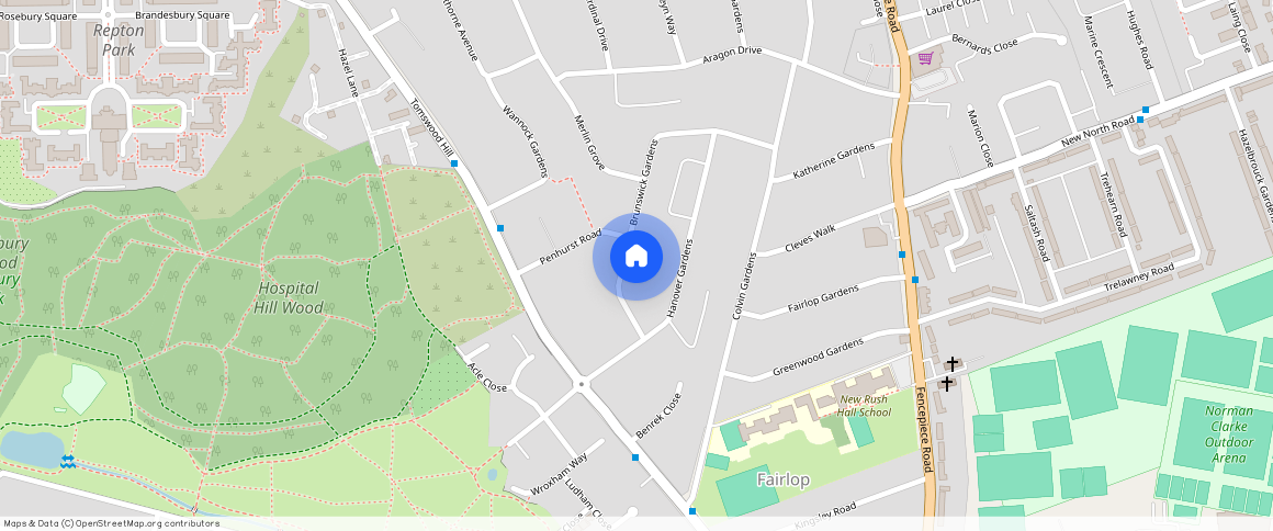 Brunswick Gardens, Barkingside, IG6