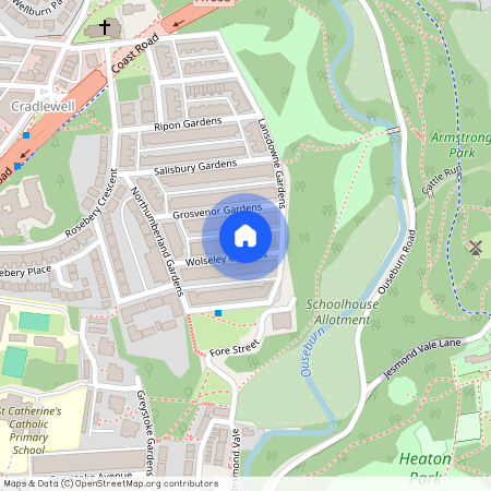 £95pppw - Wolseley Gdns - Jesmond, NE2