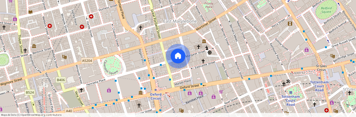 Margaret Street, Marylebone, London, W1W