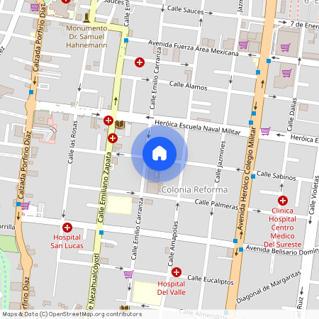 Sabinos, S/N, Reforma, Oaxaca De Juárez, Oaxaca, 68050, México