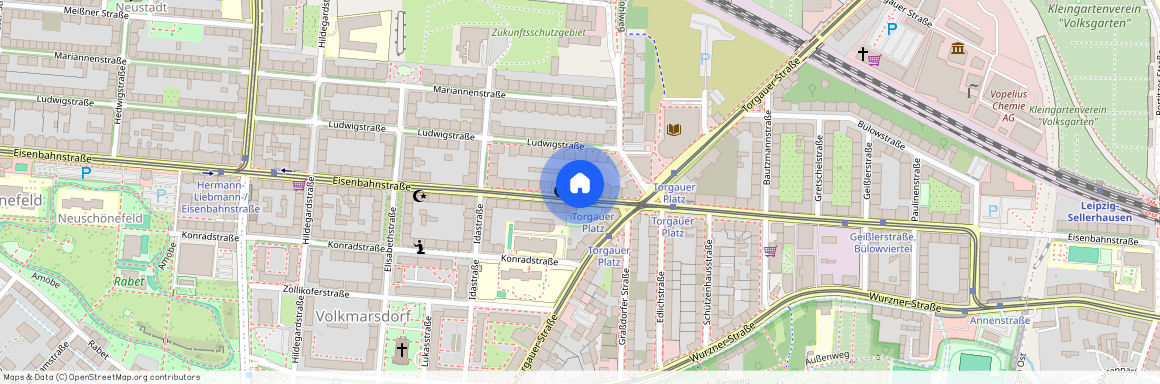 Eisenbahnstrasse 117, 04315 Leipzig - Volkmarsdorf