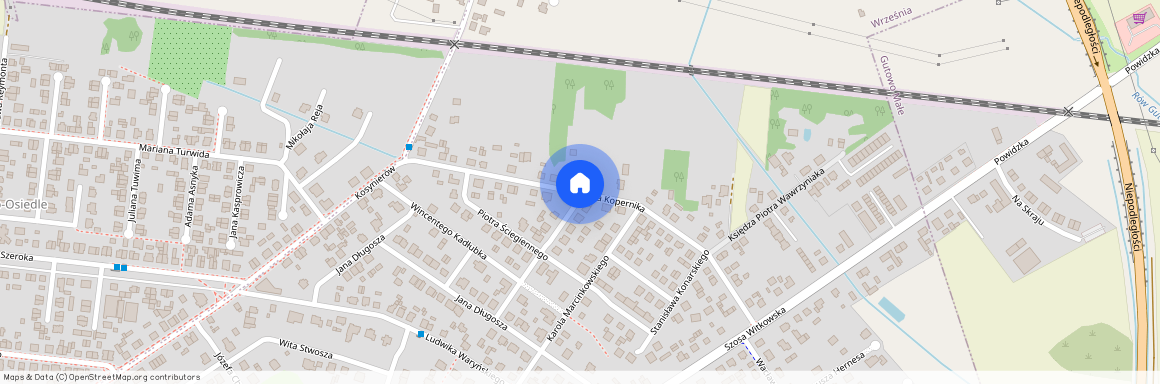 ul. Mikołaja Kopernika, Września, Września, wrzesiński, wielkopolskie