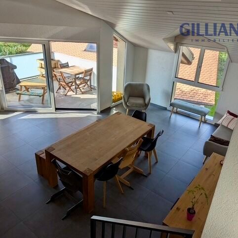 For rent 4.5 room apartment with mezzanine in Granges-Marnand - Photo 1