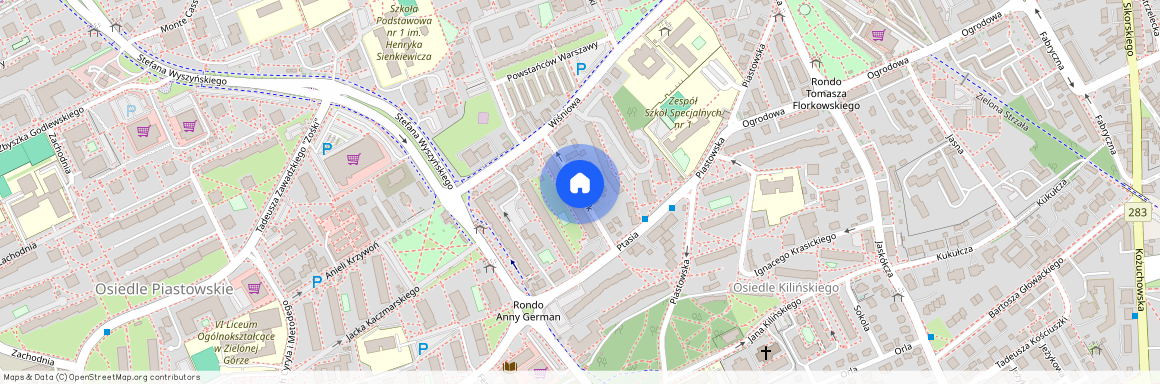 ul. Wypoczynek, Centrum, Zielona Góra, lubuskie