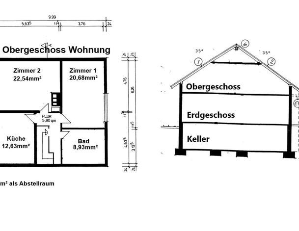 Schöne 4-Zimmer-Wohnung (110,48 m²) im 2-Familienhaus in KKR - Foto 1
