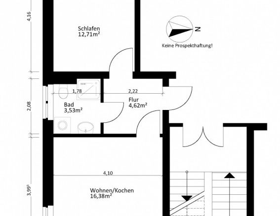 Sanierungsobjekt Hochrain 22-24 / Altbauwohnung - Photo 1