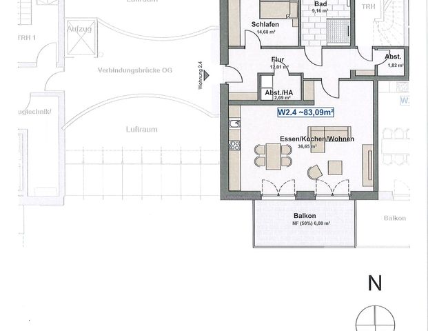 Wohnen am Obersee - Attraktive 2-ZKB-Wohnung mit Balkon - Foto 1