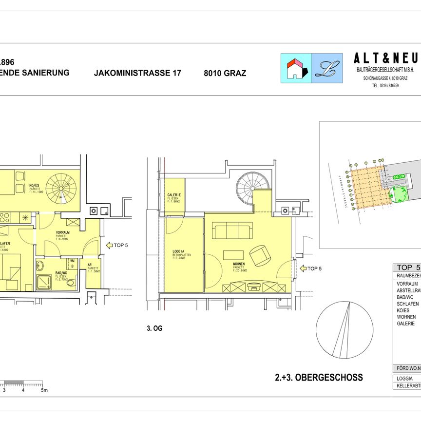 Jakoministraße 17/5 - 2 Zimmer Maisonette mit einer Loggia - Foto 2