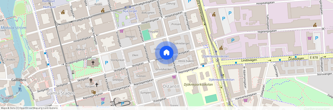 Skolgatan 23, Centrala Staden