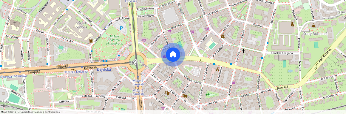 Národní obrany, Praha