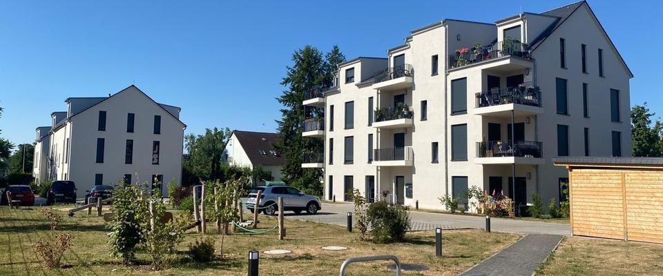 1 Monat kaltmietfrei - Moderne 2-Zimmer-Wohnung mit EBK und Stellplatz am Kulkwitzer See in Leipzig - Photo 1