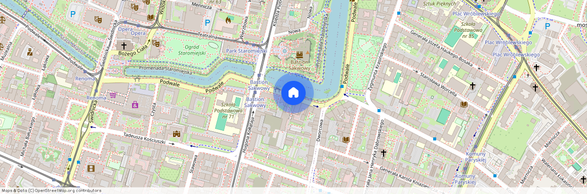 ul. Podwale, Przedmieście Oławskie, Krzyki, Wrocław, dolnośląskie