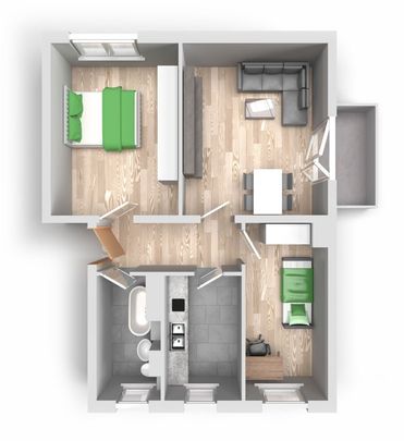 3-Raum-Wohnung Bukarester Straße 1 - Photo 1