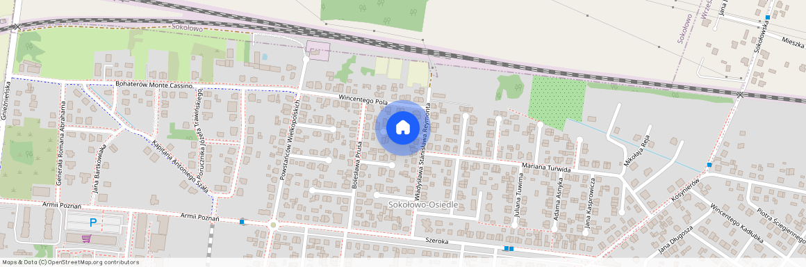 ul. Gabrieli Zapolskiej, Września, Września, wrzesiński, wielkopolskie