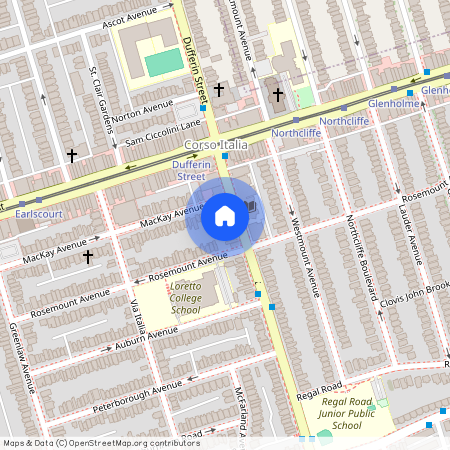 google map, Old Toronto, Old Toronto, Toronto, M6H 3L8