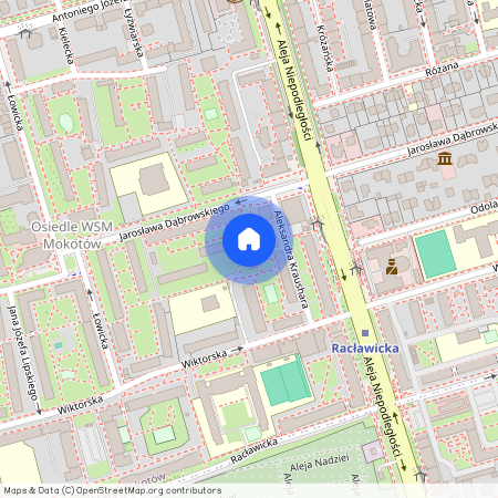 ul. Jarosława Dąbrowskiego, Stary Mokotów, Mokotów, Warszawa, mazowieckie